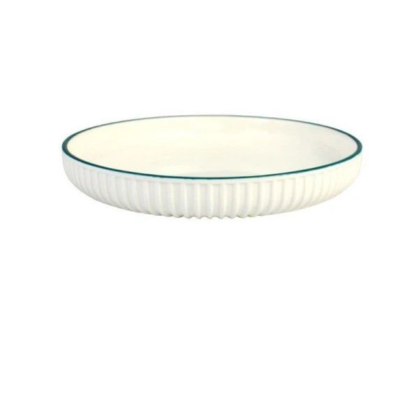 Тарелка фарфор 20,3см круглая белый P020-8/JC-14554 (40)