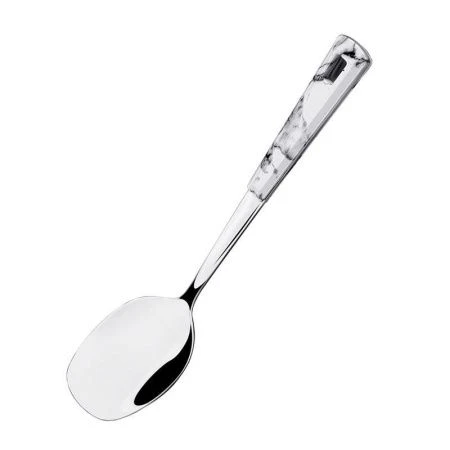 Лопатка кулинарная 26*6см раб.поверхность 8см нерж.сталь Marmo Bianco с пласт.ручкой 93-TO-MB-02 (2)