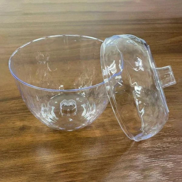 Форма одноразовая фуршетная полистирол 200мл 81*90мм с крышкой прозрачная Complement Кристалл (144)