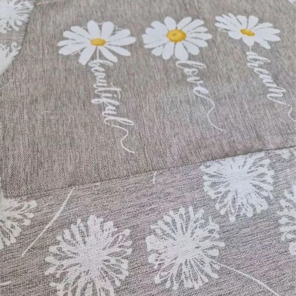 Фартук кухонный 70*80см полиэстер/хлопок ОДУВАНЧИКИ PG-353