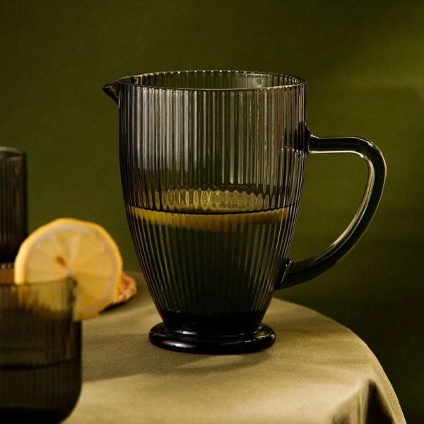 Кувшин 1,2л стекло Home МОДЕРН зеленый 19,5*13*18,5см Кувшин 1,2л стекло Home МОДЕРН зеленый 19,5*13*18,5см