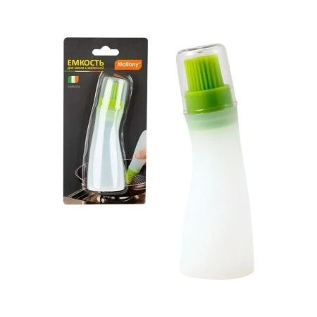 Емкость для масла 60мл пластик с силикон.кисточкой 13*4см CAPACITA (48)