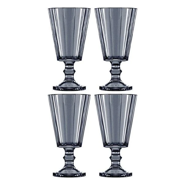 Рюмки для водки (лафитник) набор 4шт 50мл стекло графит арт.4794-Н7 (16)