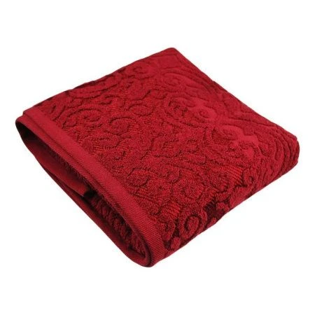 Полотенце махровое 70*140см Cassandra бордовый