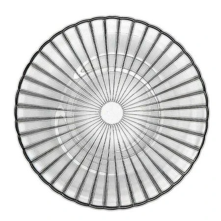 Тарелка мелкая 25см стекло МАГИЯ ГРАФИТ обеденная (24)