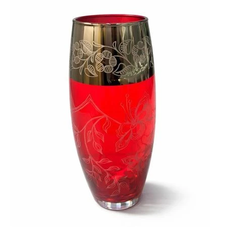 Ваза для цветов 26см стекло ФЛОРА (6)