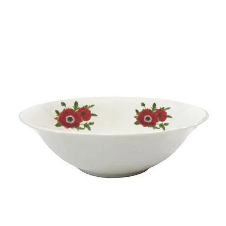 Салатник 550мл 18см фарфор МАКИ круглый (12/72)