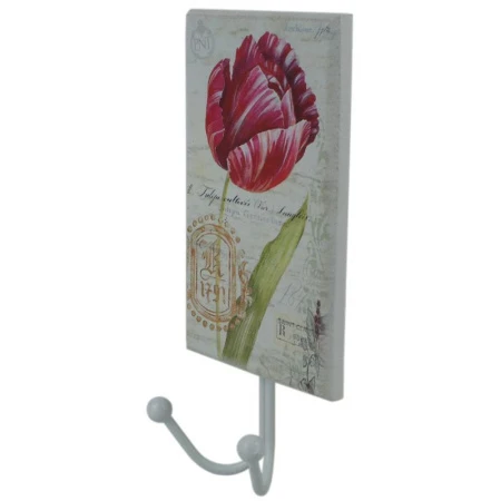 Вешалка-коллаж МДФ 2 крючка 13*8см микс (192)