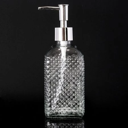 Дозатор для жидкого мыла 400мл стекло прозрачный XSF-MD450 (48)