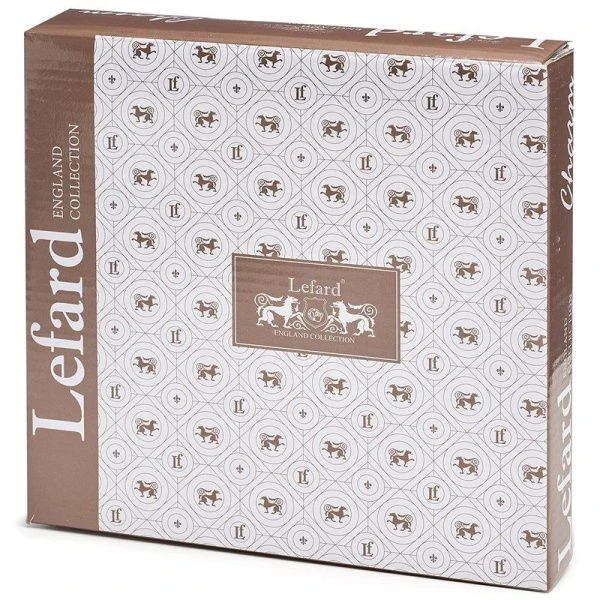 Тарелки мелкие набор 2шт 20*3см фарфор Charm с золотой отводкой десертные (12)