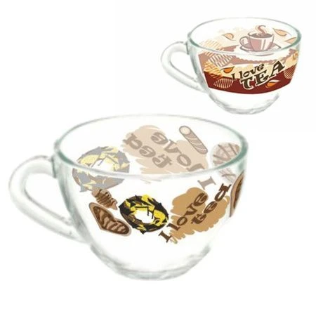 Кружка 200мл стекло Прага ЧАЙНАЯ 2 (24) ВЫВОД