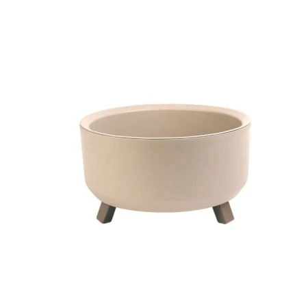 Кашпо 1,3л 10,5*18см пластик ГРАЦИЯ прайм пудровый (12)