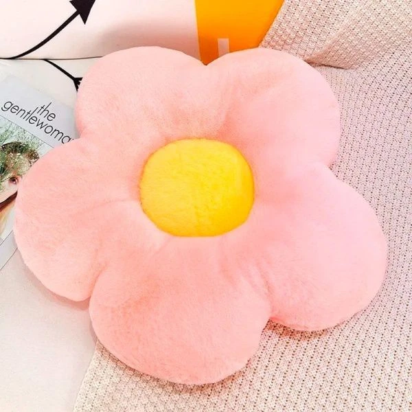 Подушка декоративная Цветок микрофибра пыльная роза JC-17874 (100)