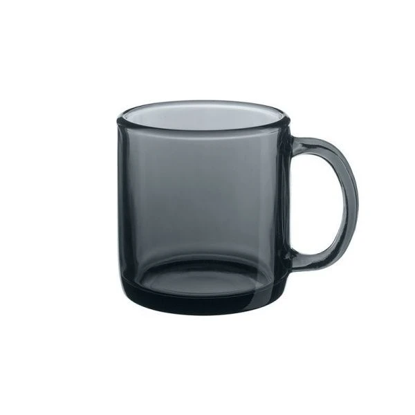 Кружка 420мл стекло BASILICO LAVA GREY (12)