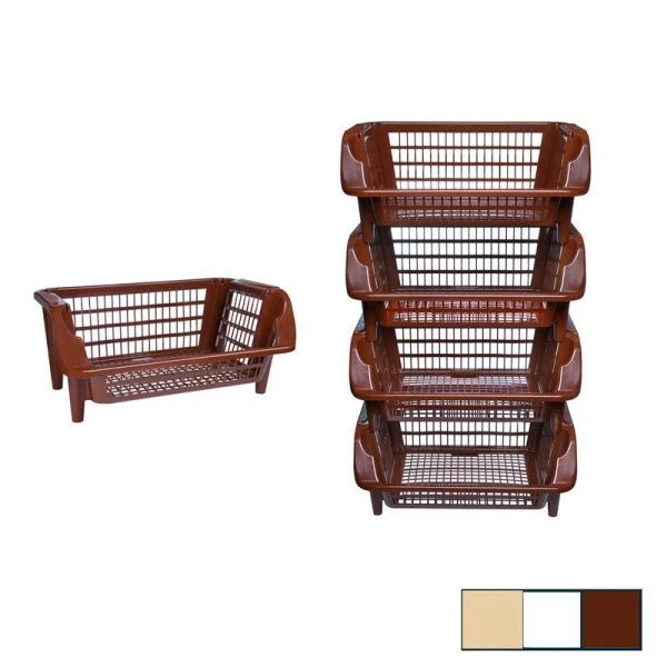 Ящик продуктовый 49,5*34*23см пластик КАСКАД универсальный (12)