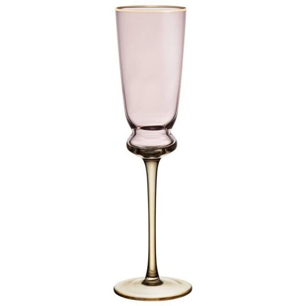 Бокалы для шампанского набор 2шт 210мл стекло Twist & Shine розовый (15)