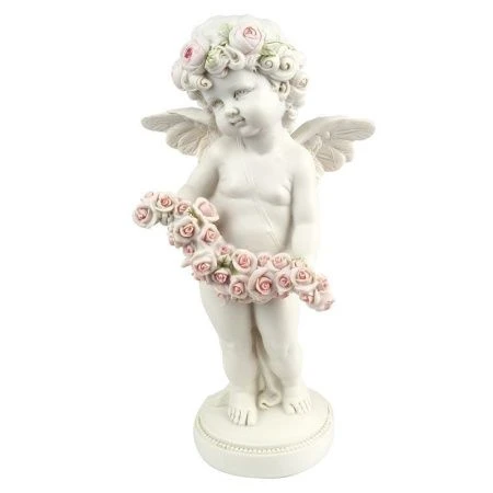 яяяСтатуэтка Ангелочек полистоун 12*9*23см FA-48052