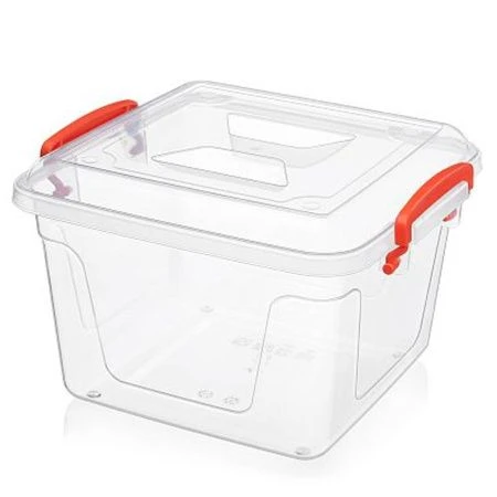Контейнер пищевой 6л 26,5*24,5*17,5см пластик FRESH BOX  квадратный (20)