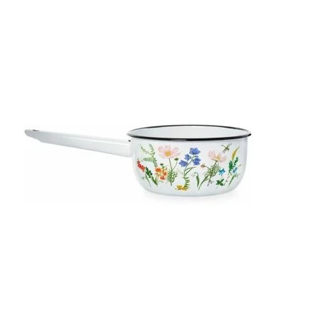 Ковш 1,5л эмаль ЛУГОВЫЕ ЦВЕТЫ (8)