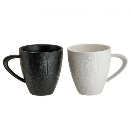 Кружки набор 2шт 360мл фарфор FLAT WHITE collection подар.уп. AK4-0006 (16)