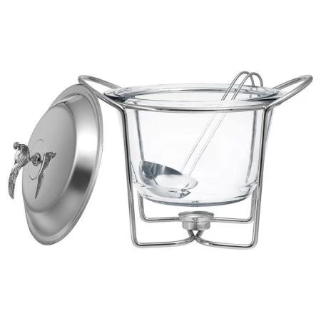 Мармит 4л нерж.сталь/стекло ОХОТА с половником (4)