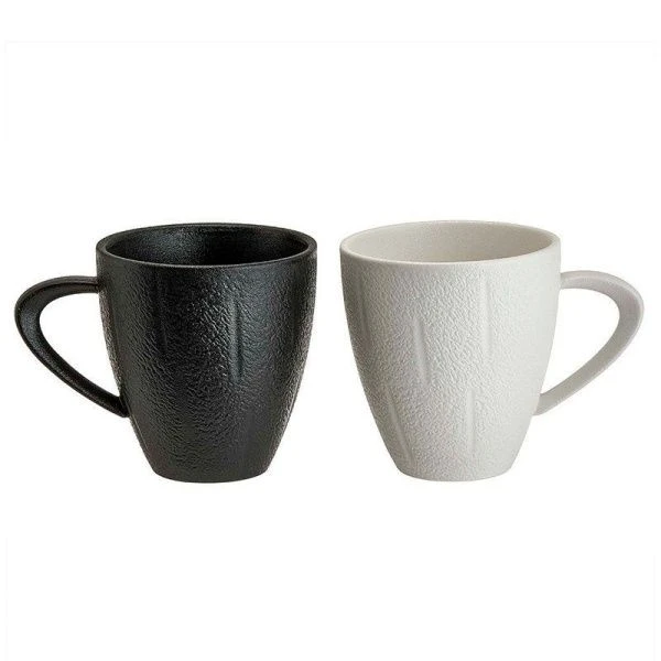 Кружки набор 2шт 360мл фарфор FLAT WHITE collection подар.уп. AK4-0006 (16)