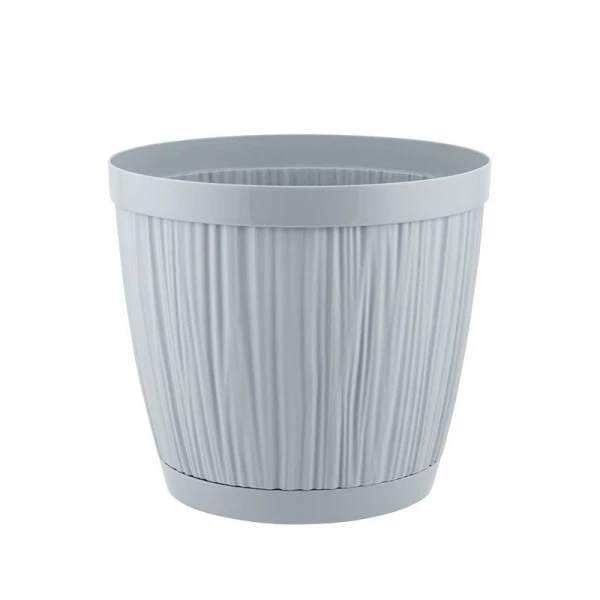 Горшок для цветов 9,6л 270мм пластик Barcelona утренний туман (12)