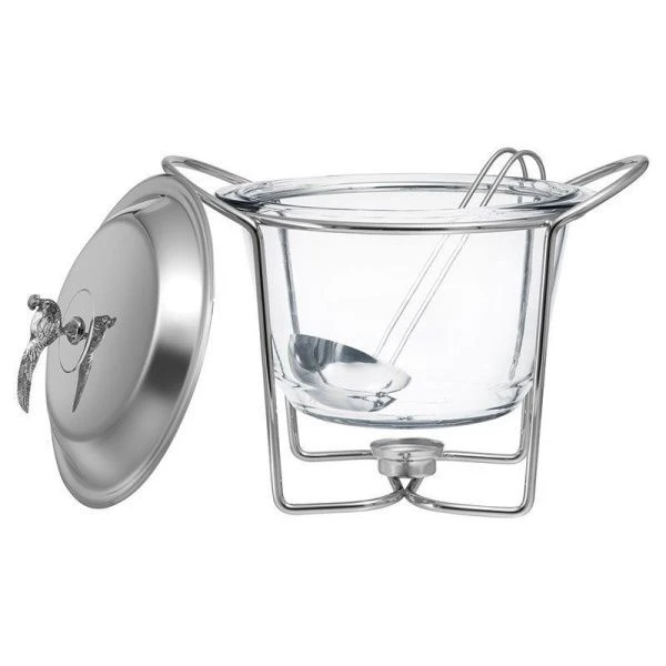 Мармит 4л нерж.сталь/стекло ОХОТА с половником (4)