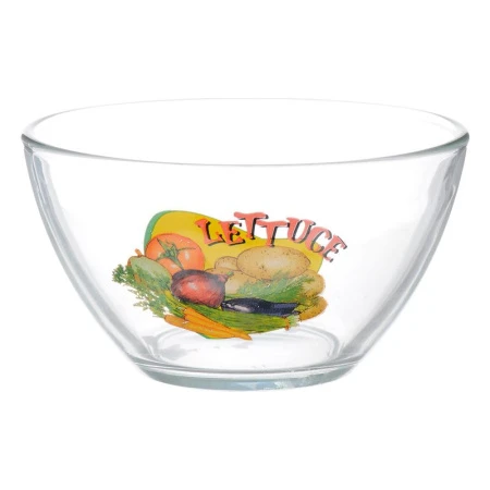 Салатник 500мл 13см стекло Гладкий Латук (24-12)