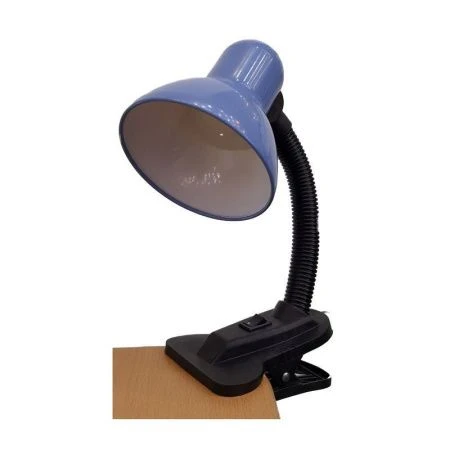 Лампа-прищепка с выключателем светодиодная металл/пластик UTLED 123 синяя 8Вт, шнур 1,5м (12)