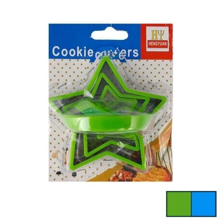 Формы для печенья 3пр 8*2,5см нерж.сталь (240)