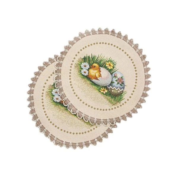 Салфетки пасхальные набор 2шт 27см гобелен А ВОТ И Я! 04509