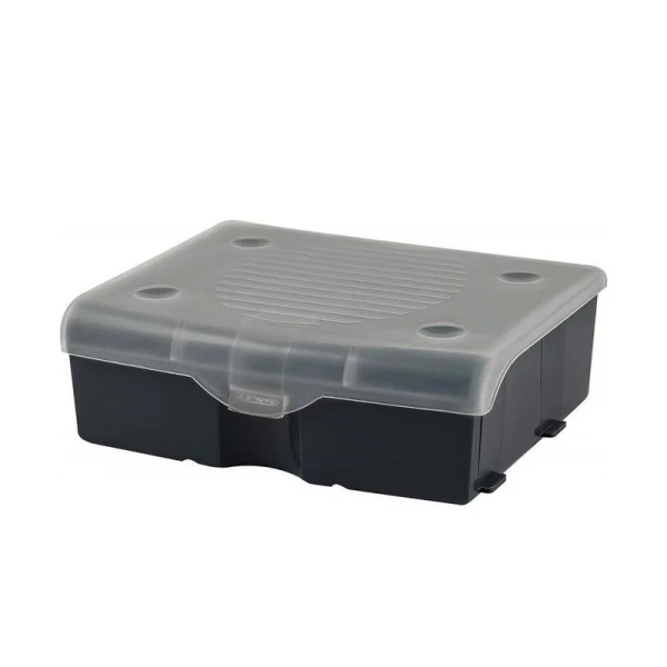 Органайзер 17*16*4,5см пластик Saturn черный (44) 221400730/01