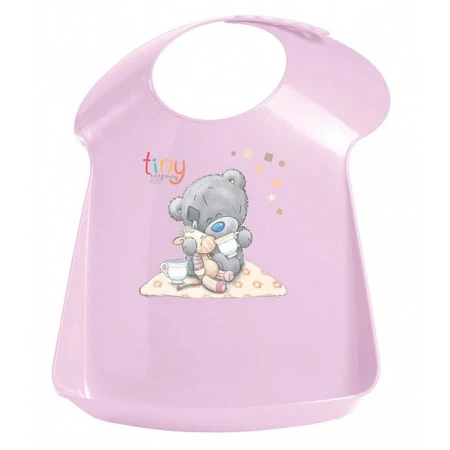 Нагрудник детский 340*240*65мм пластик ME TO YOU розовый (20)