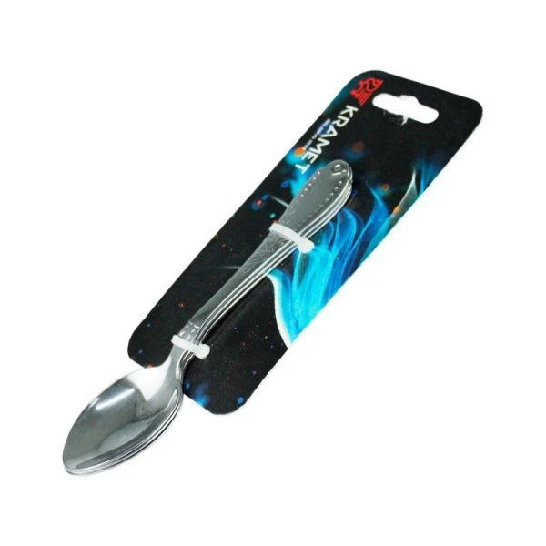 Ложки чайные набор 3пр нерж.сталь ВОСТОРГ на подвесе ВЫВОД