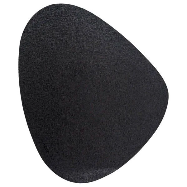 Салфетка сервировочная 45*36см треугольная черная (24)