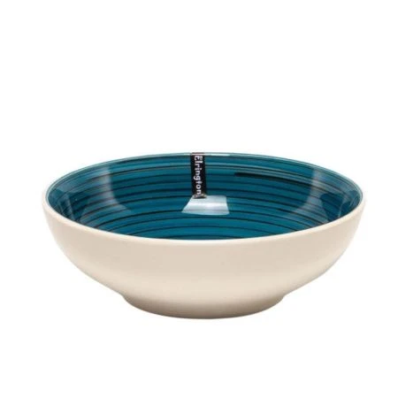 Тарелка глубокая 18см 750мл керамика Аэрография ВЕЧЕРНИЙ БРИЗ (6/36)