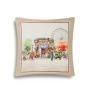 Наволочка декоративная 45*45см гобелен ВЕСЕННИЙ ПАРК Париж Колесо