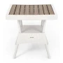 Стол 75,5*75см h80,5см пластик Rattan Ola Dom белый квадратный (1)