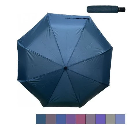 Зонт унисекс антиветер полиэстер 3 сложения серый JM101S-B9 Rainbrella (12)