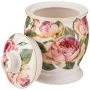Банка для сыпучих продуктов 14см фарфор ВИНТАЖ.ПИОНЫ (24)