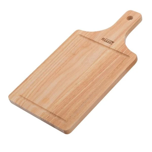 Доска разделочная 28*15*1,5см дерево Bosco прямоугольная с дер. ручкой 93-BO-15-02.1