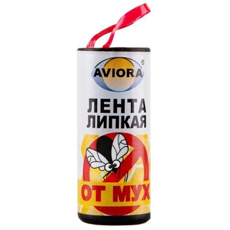 Лента липкая от мух 1шт 0,04*0,7м, AVIORA (600)