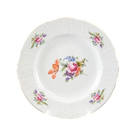 Блюдо 32см фарфор БЕРНАДОТТ ПОЛЕВОЙ ЦВЕТОК круглое (1)