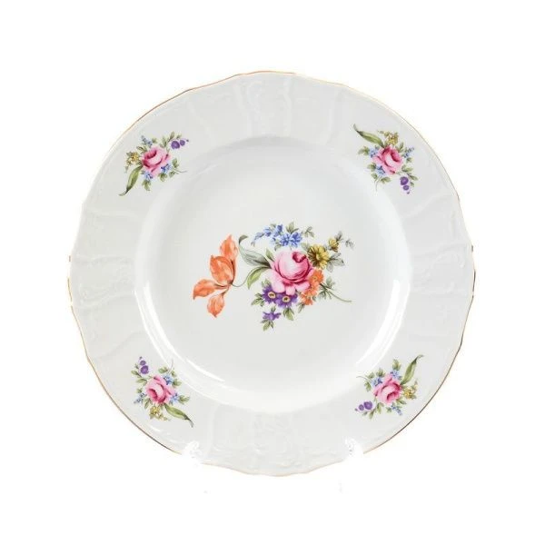 Блюдо 32см фарфор БЕРНАДОТТ ПОЛЕВОЙ ЦВЕТОК круглое (1)