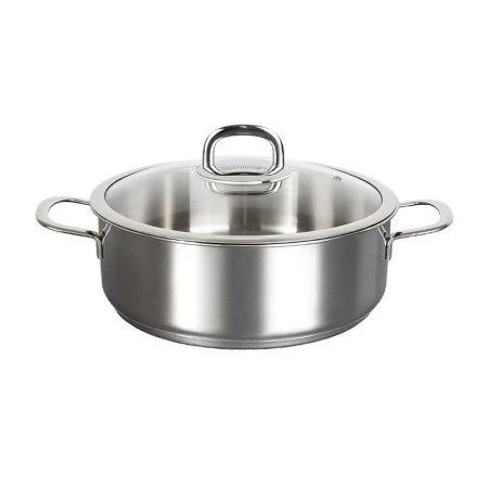 Жаровня 4,8л нерж.сталь Safia со стекл.крышкой 28см SF-STP4828G (4)