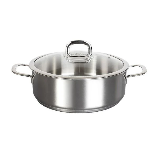 Жаровня 3,1л нерж.сталь Safia со стекл.крышкой 24см SF-STP3124G (4)