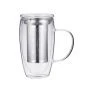 Кружка заварочная 450мл стекло Franco с мет.ситом 93-FR-BR-01-450 (36)