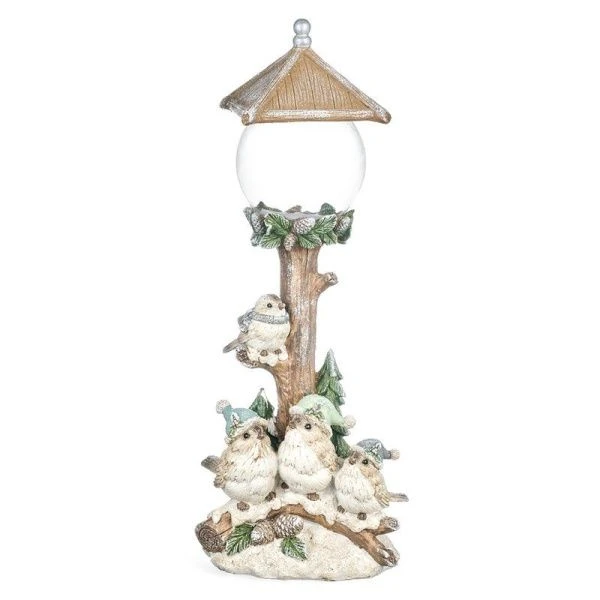 Фигурка новогодняя световая Птички 17*14*41см полистоун (4)