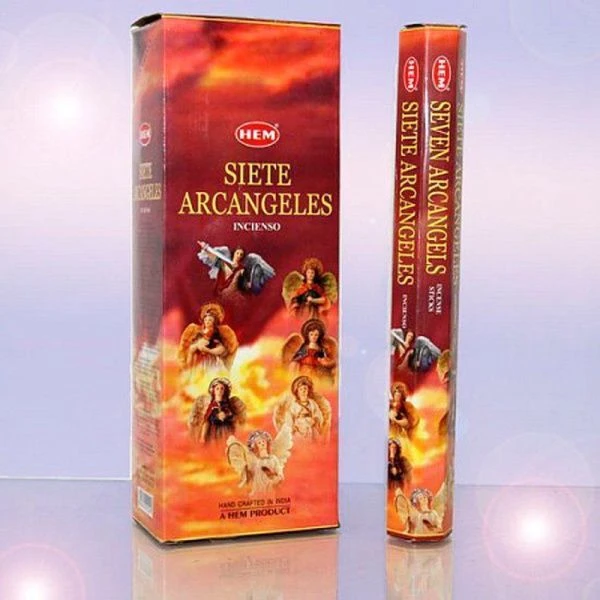 Благовония шестигранник 20 палочек HEM 7 Arcangels 7 архангелов 186SeA (6)